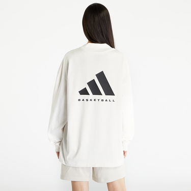 Tričko adidas Originals Basketball Long Sleeve Tee UNISEX "Cloud White" Biela | IA3424, 0