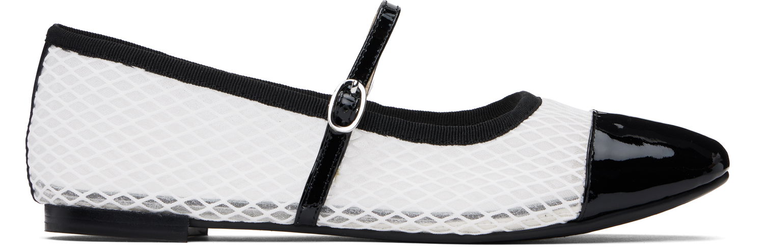 Starostlivosť o obuv Repetto Repetto Georgiana Mesh Mary-Jane Ballerina Flats Čierna | V4222VGMESH, 0
