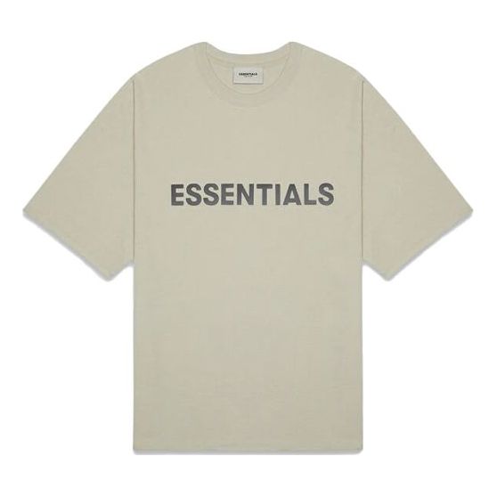Tričko Fear of God Essentials Logo T-Shirt Béžová | FOG-FW20-291