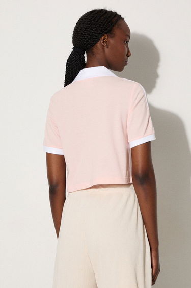 Polo tričko adidas Originals Polo Shirt Crop Ružová | IP3757, 1