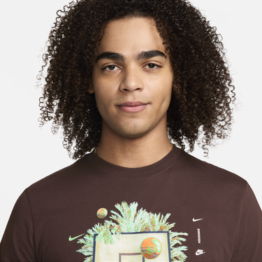 Tričko Nike Basketball Graphic Tee Hnedá | FV8410-227, 4