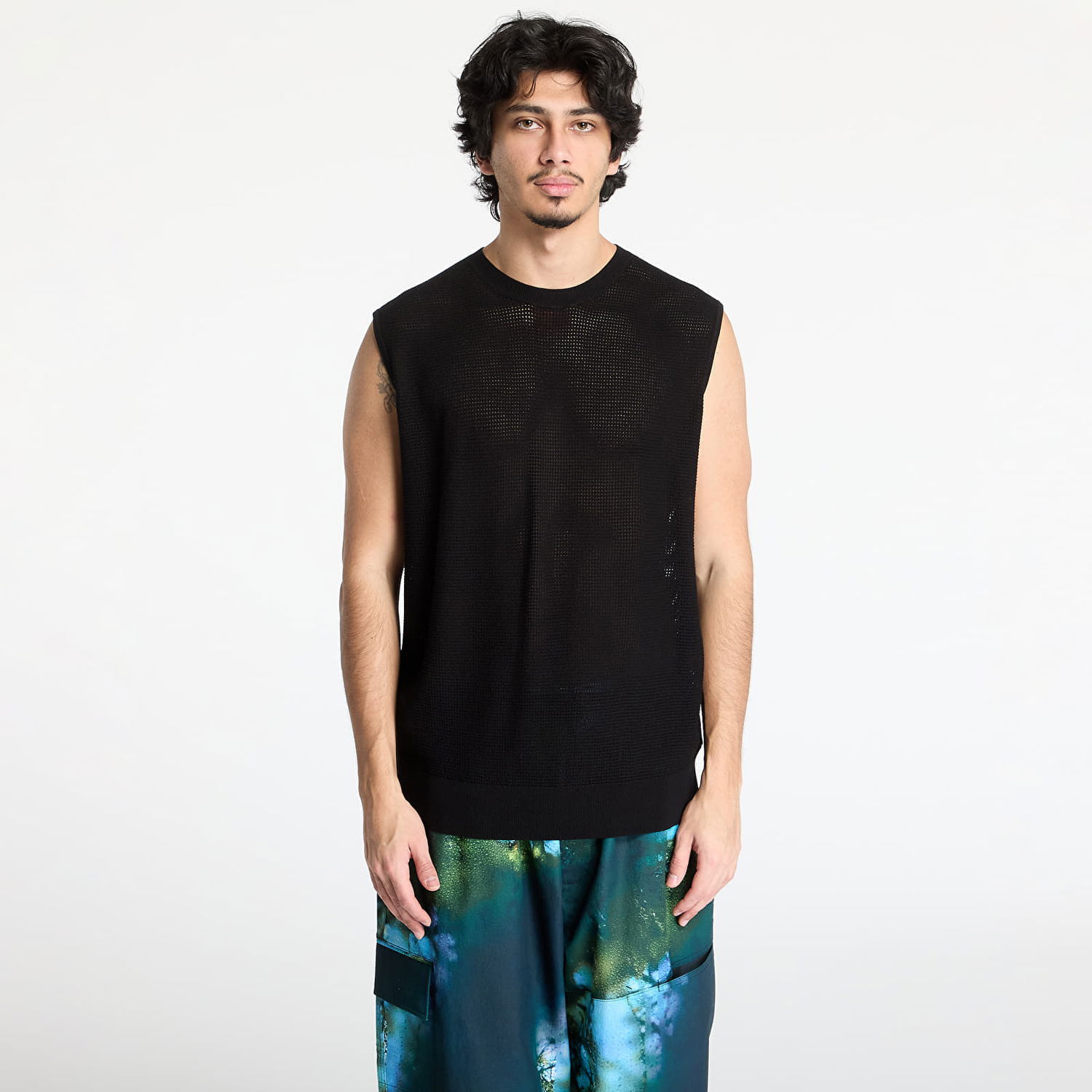 Sveter Y-3 Y-3 Graphic Knit Vest Čierna | JN4874, 0
