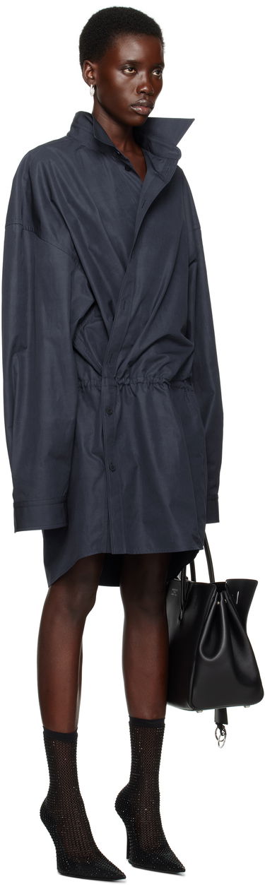 Šaty Balenciaga Balenciaga Shirt Mini Dress Navy | 814136 TRM17, 1
