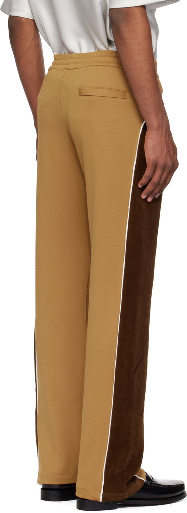 Tepláky Casablanca Casablanca Chenille Panelled Track Pants Hnedá | MS25-JTR-252-01, 2