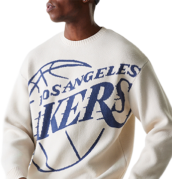 Sveter New Era NBA Knit Los Angeles Lakers Sweater Béžová | 60684350-270, 2
