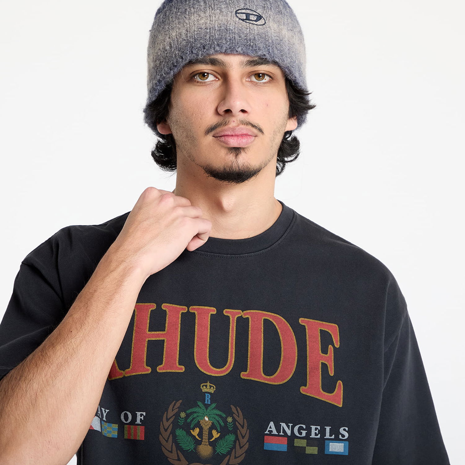 Tričko Rhude Rhude Bay Of Angels Yacht T-Shirt Čierna | RHPS25TT010122306, 1