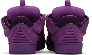 Tenisky a topánky LANVIN Purple Curb Leather Sneakers Fialová | FU-SKDK12-MONO-P25, 1