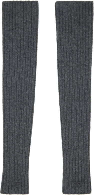 Rukavice Courrèges Courrèges Ribbed Wool Arm Warmers Šedá | 324MGT021FI0062, 0