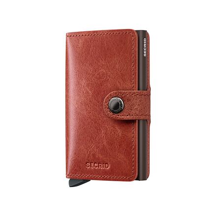 Peňaženka Secrid Vintage Leather Mini Wallet Oranžová | MV-Orange, 1