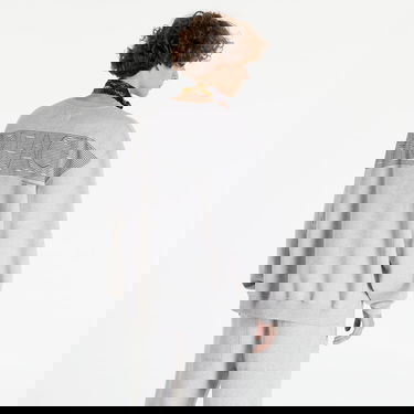 Mikina PREACH Lined Logo Crewneck Šedá | SW10348, 1