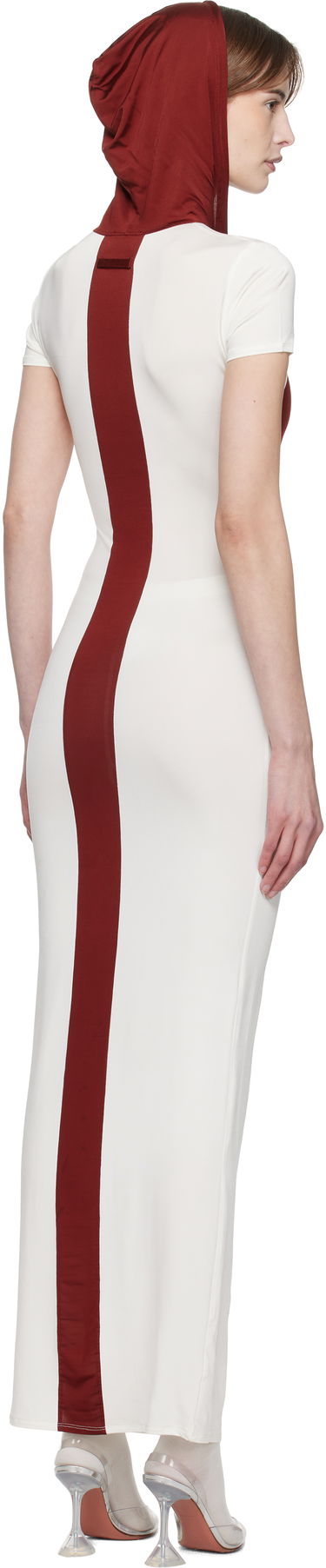 Šaty Jean Paul Gaultier Jean Paul Gaultier 'The Chevrons' Maxi Dress Biela | 25/33-F-RO346P-J084-0128, 2