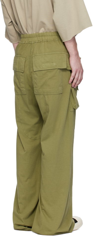 Cargo nohavice Rick Owens Rick Owens DRKSHDW Porterville Creatch Wide Drawstring Cargo Pants Zelené | DU02D2394 RN, 2