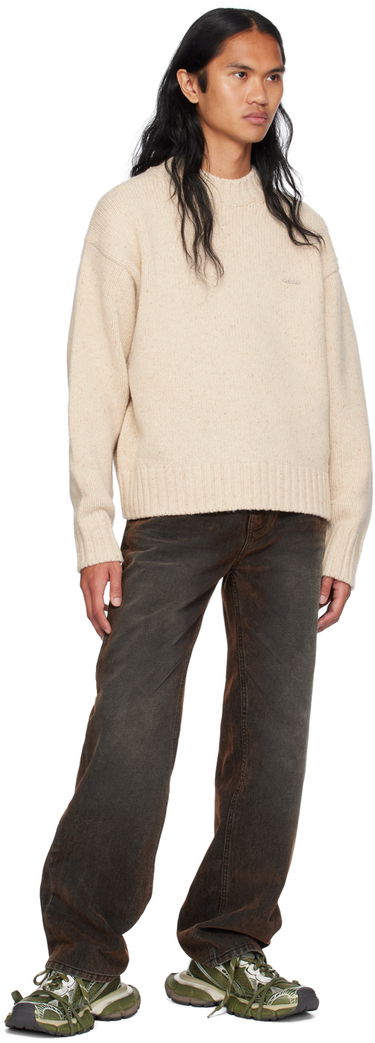 Sveter We11done We11done Chunky Knit Sweater Béžová | WD-KT2-24-626-U-BG, 3