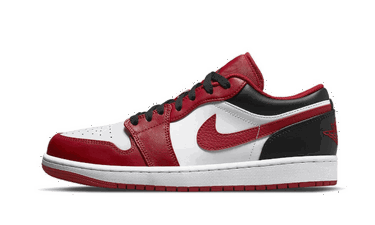Tenisky a topánky Jordan Air Jordan 1 Low "Reverse Black Toe" GS Červená | 553560-163, 3