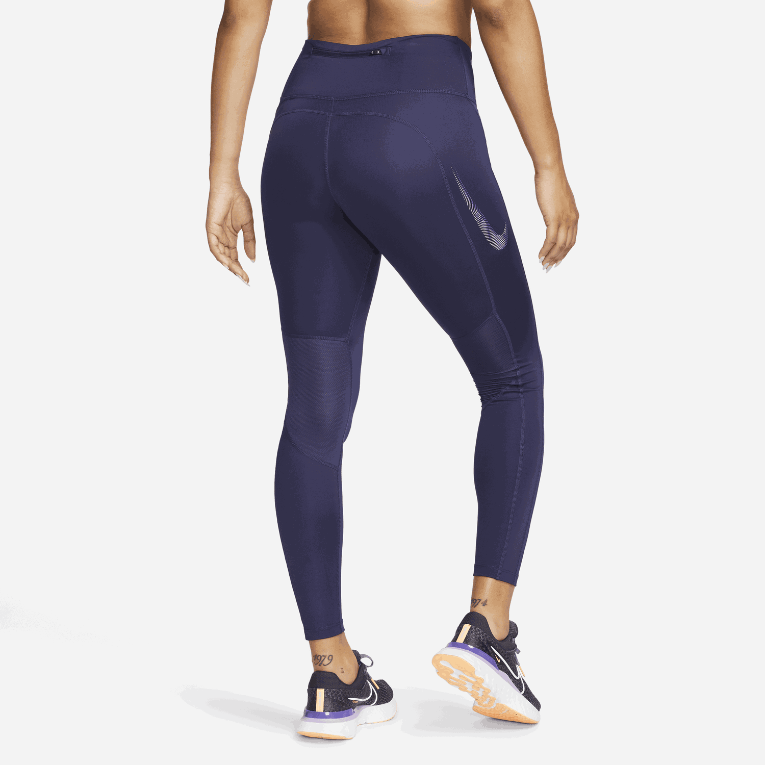 Legíny Nike Mid-Rise 7/8 Graphic Leggings with Pockets Navy | FB4656-555, 0