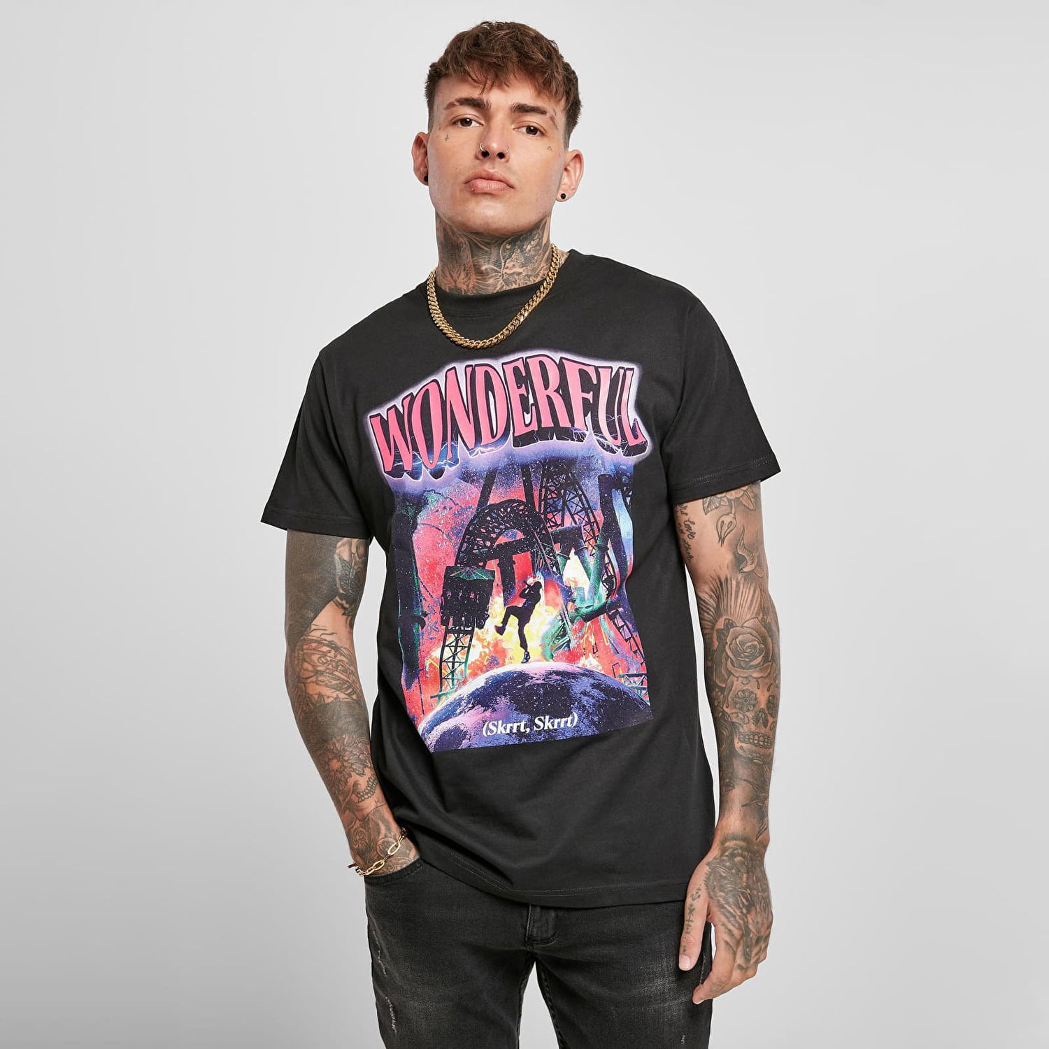 Tričko Urban Classics Urban Classics Wonderful Tee Čierna | MT1336-00007, 0