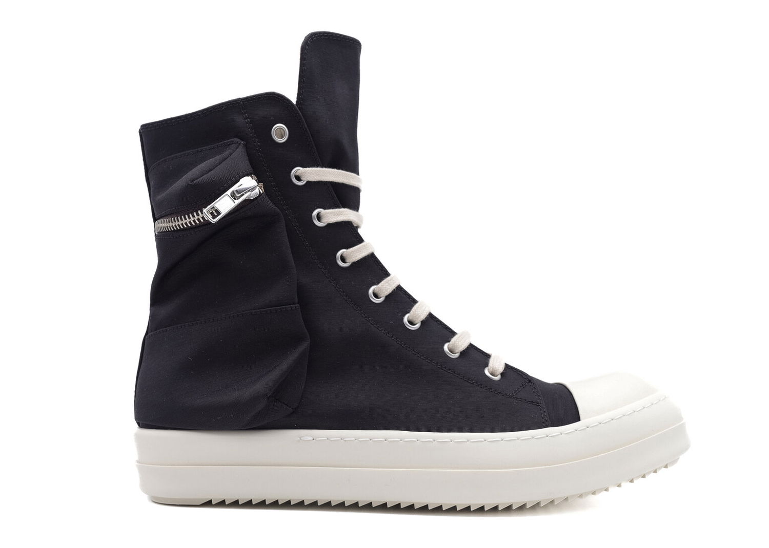 Tenisky a topánky Rick Owens DRKSHDW Ramones Cargo Black Dark Dust Milk Čierna | DU01B7801 MU 911, 0