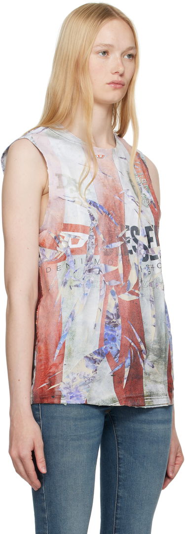 Tielko Diesel Diesel T-Per-Stripe Graphic Print Tank Top Rôznofarebný | A18700 0SKBT, 1