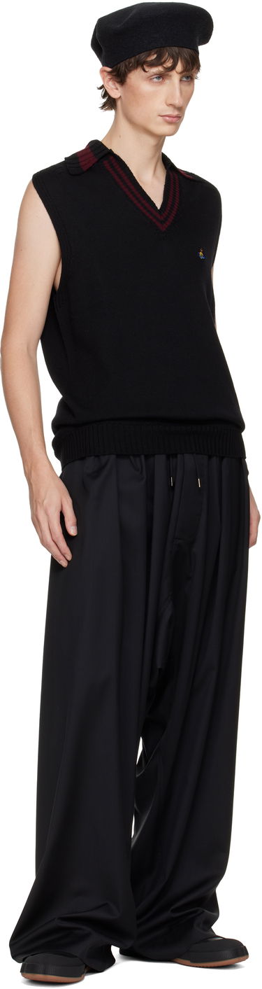 Nohavice Vivienne Westwood Vivienne Westwood Drawstring Balloon Trousers Čierna | 2F01001M-W01A2-, 3