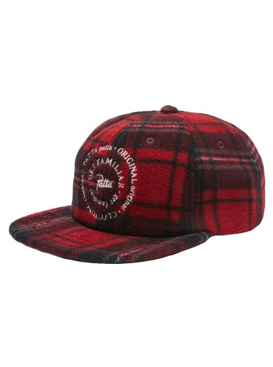 Šiltovka Patta Tartan Sherpa Fleece Cap Vínová | POC-AW23-T-A-FLC-C-001