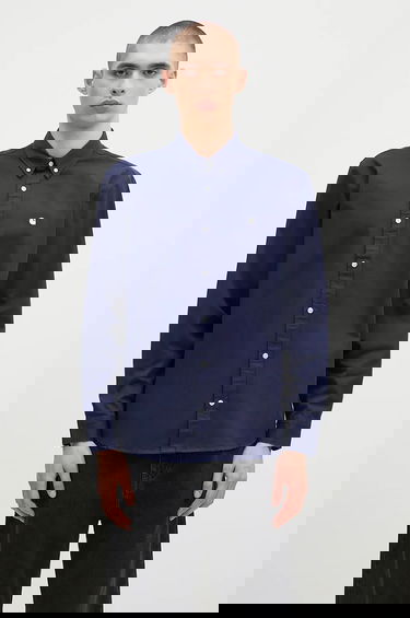 Košeľa Carhartt WIP Cotton Longsleeve Madison Shirt Regular Navy | I023339.2E2XX, 0