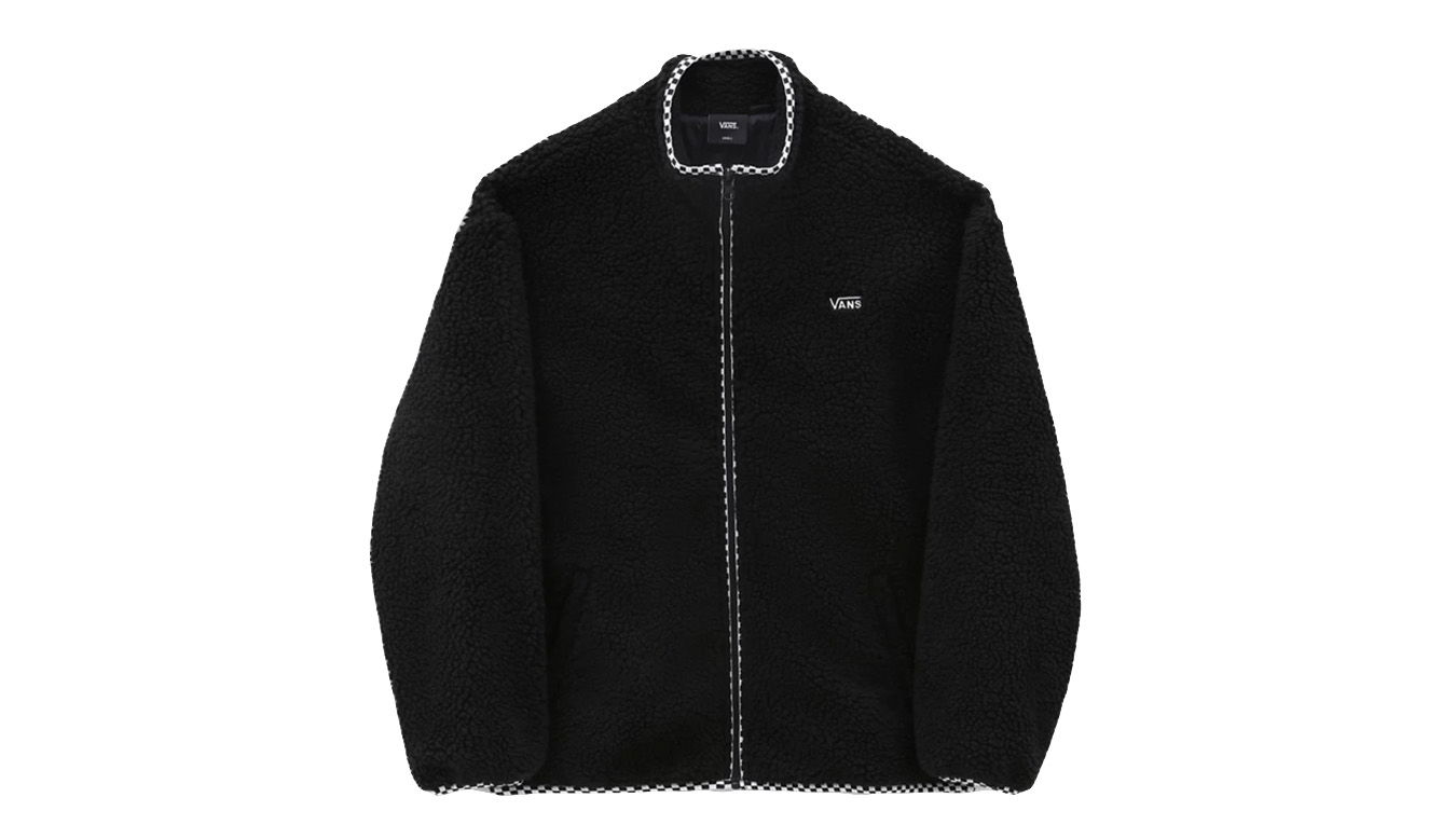 Bunda Vans Griffen Sherpa Zip Jacket Čierna | VN0A7RP1BLK, 0