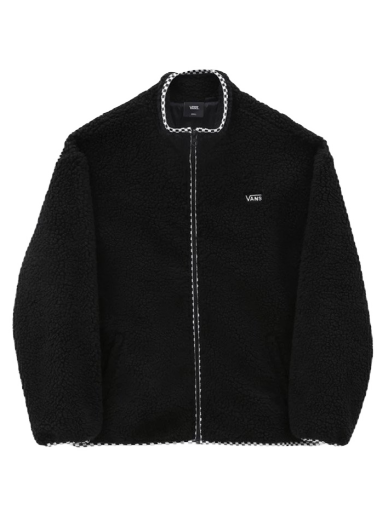 Bunda Vans Griffen Sherpa Zip Jacket Čierna | VN0A7RP1BLK