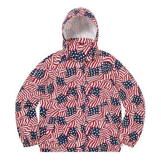 Vetrovka Supreme Raglan Court American Flag Print Jacket Rôznofarebný | SUP-SS20-551, 0