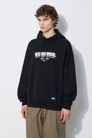 Mikina Neighborhood NEIGHBORHOOD Classic Hoodie Čierna | 241FPNH.CSM04, 3