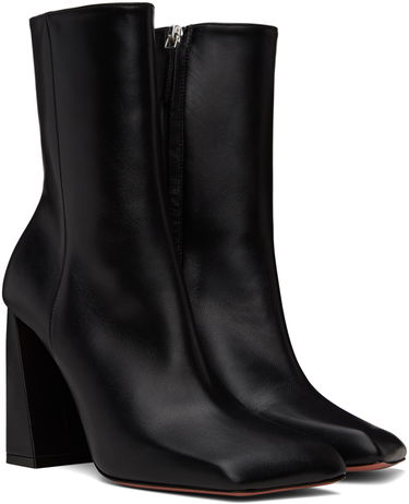 Starostlivosť o obuv Amina Muaddi Amina Muaddi Marine Boots Čierna | MARINE BOOTIE BLOCK HEEL NAPPA, 3