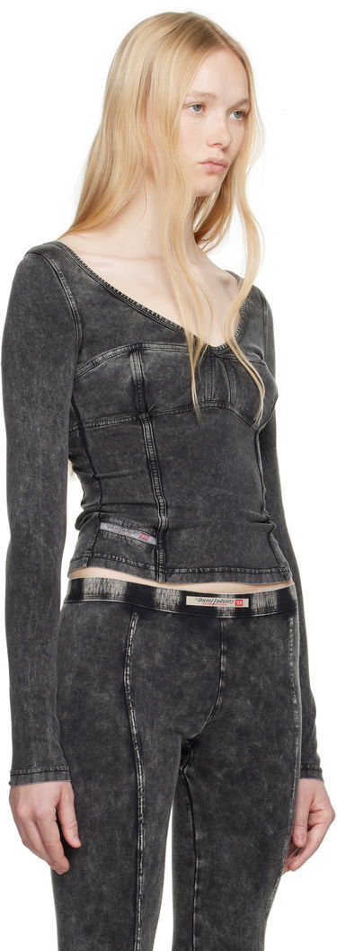 Sukňa Diesel Diesel T-Elin Long Sleeve Top Šedá | A16595 0NJBJ, 4