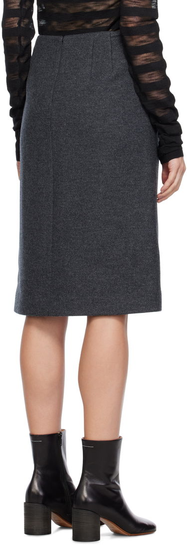 Sukňa We11done We11done Vented Miniskirt Šedá | WD-SK3-23-253-W-DG, 2