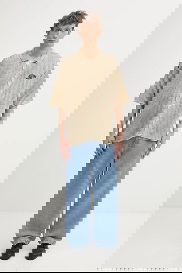 Džínsy Carhartt WIP Wide-Leg Jeans Brandon Pant Modrá | I035893.112, 4