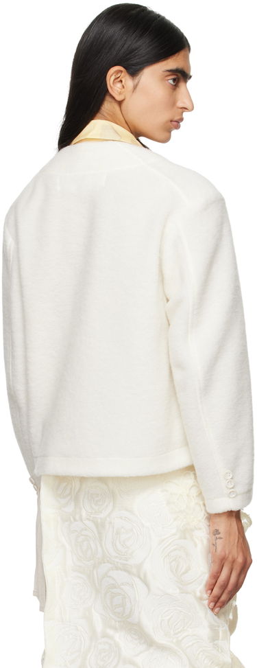 Bunda Comme des Garçons Comme Des Garçons Wool & Cotton Silk Lawn Print Jacket Biela | TN-J004-051, 2