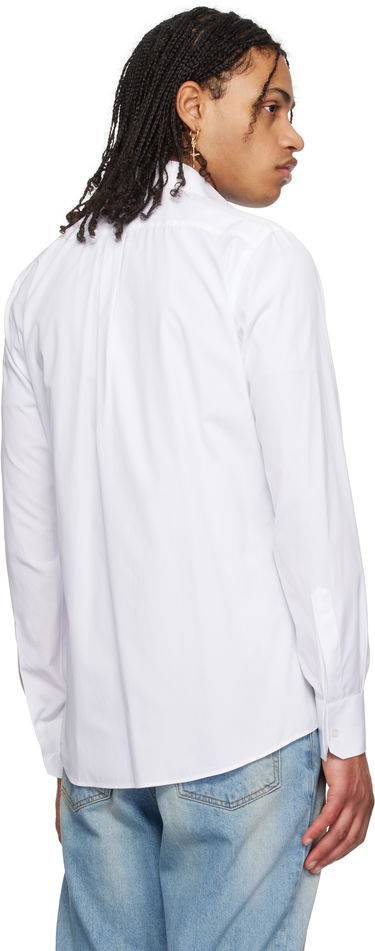 Košeľa Dolce & Gabbana Dolce&Gabbana Heraldic Patch Cotton Shirt Biela | G5ML1ZGI757, 2