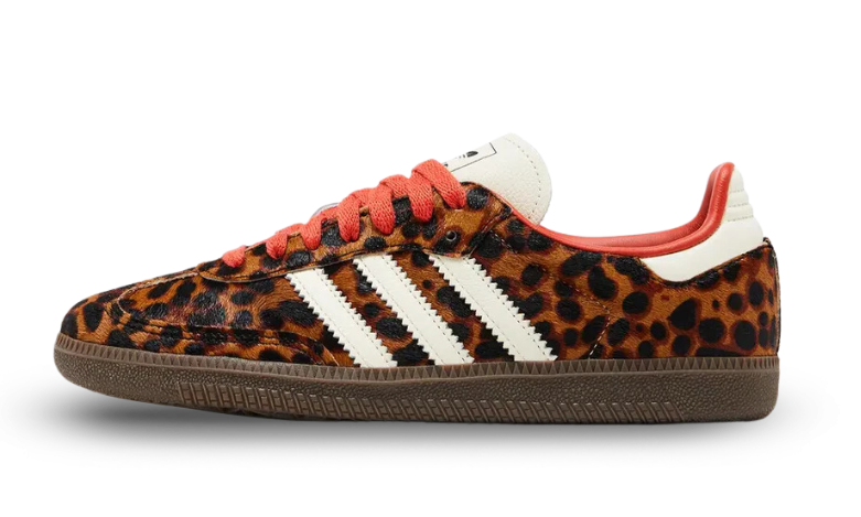 Tenisky a topánky adidas Originals Samba OG Leopard 42 2/3 Hnedá | JI7423