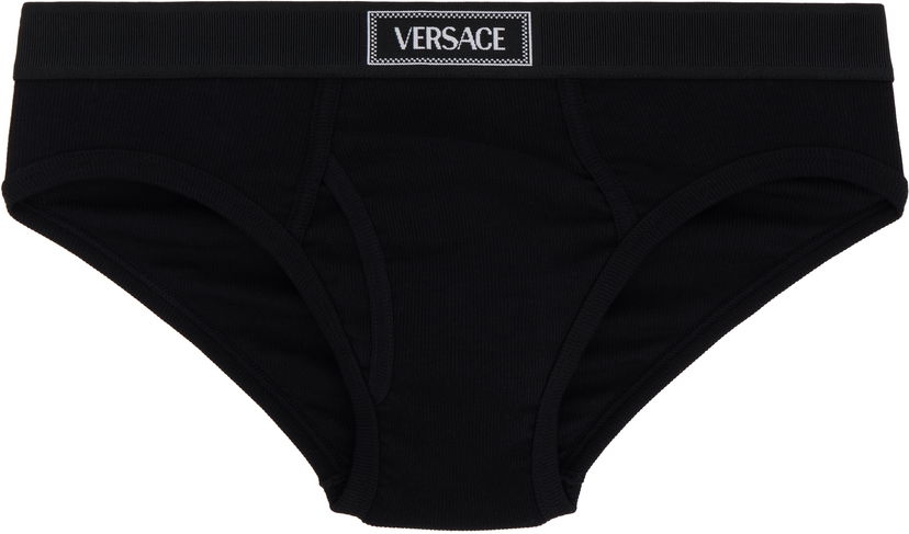 Nohavičky Versace Versace 90s Vintage Logo Briefs Čierna | 1015226_1A09410