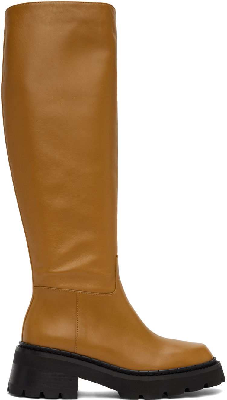 Oblečenie BY FAR BY FAR Russel Knee-High Boots Hnedá | 22FWRUSDPNBSSP