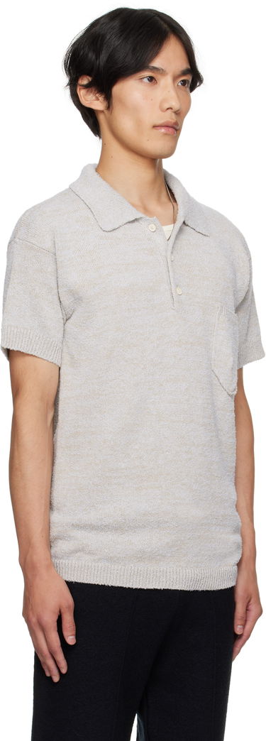 Polo tričko Maison Margiela Maison Margiela Patch Pocket Knit Polo Béžová | S50GL0062 M13152, 1