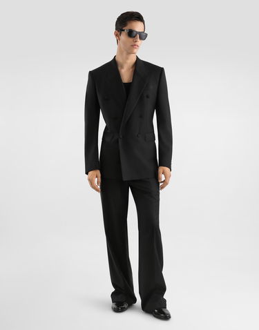 Bunda Dolce & Gabbana Double-breasted Sicilia Virgin Wool Jacket Čierna | G2VN8TGK048N0000, 1