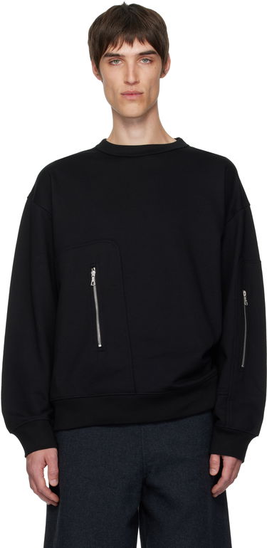 Mikina Dries Van Noten Dries Van Noten Strap Sweatshirt Čierna | 252-021146-2611, 0