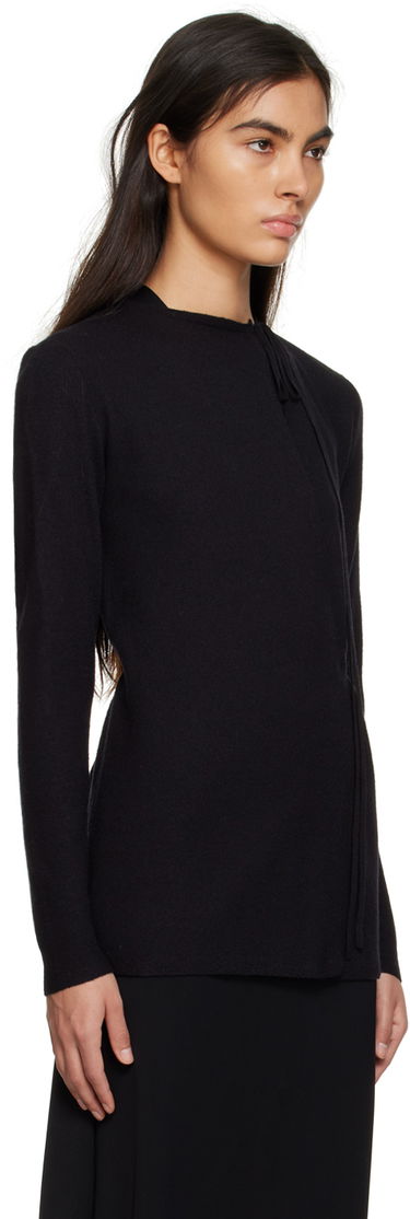 Sveter TOTEME TOTEME Wrap Cardigan Čierna | 232-5162-304, 1