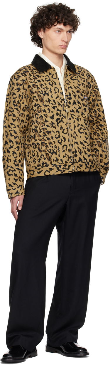 Bunda WACKO MARIA WACKO MARIA x Dickies Leopard Print Work Jacket Béžová | 25SS-WMO-DC03, 3