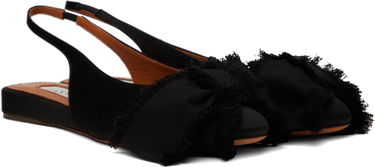 Tenisky a topánky LANVIN Lanvin Slingback Ballerina Flats Čierna | FW-FSMA02-SATN-A24, 3