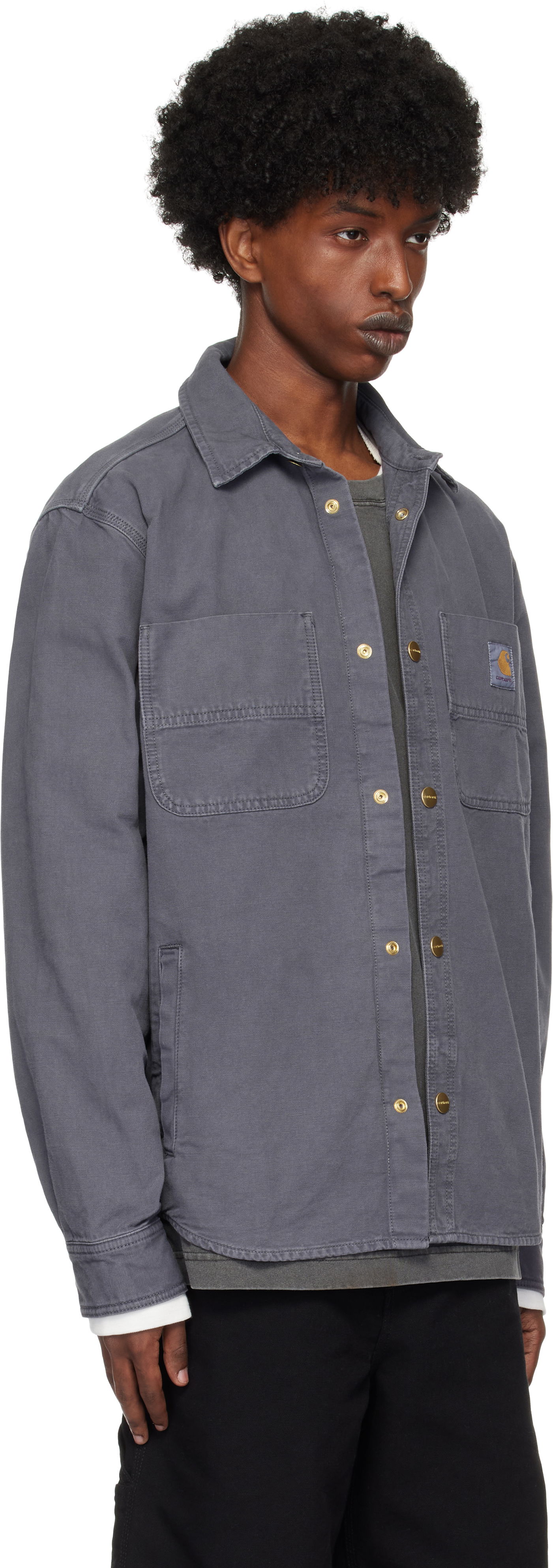 Košeľa Carhartt WIP Work In Progress Conro Shirt Šedá | I033767, 1