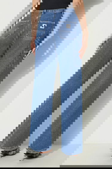 Džínsy Carhartt WIP Jeans Jens Pant High Waist Modrá | I032709.160, 2