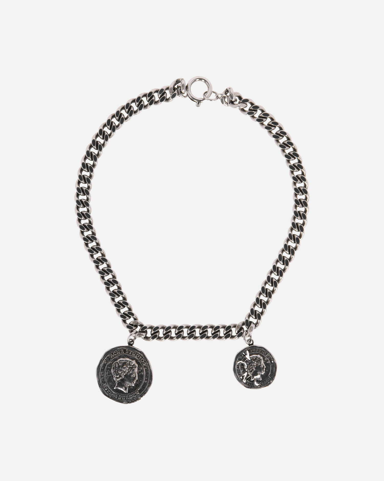 Náhrdelník Acne Studios Coin Necklace Metalická | C50199- BWF, 1