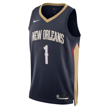 Dres Nike New Orleans Pelicans Icon Edition 2022/23 Dri-FIT Jersey Modrá | DN2014-419, 0