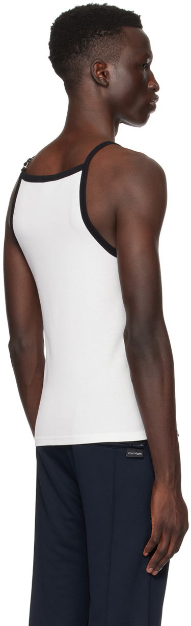 Tielko Courrèges Courrèges Buckle Detail Tank Biela | 124JDE068JS0070, 2