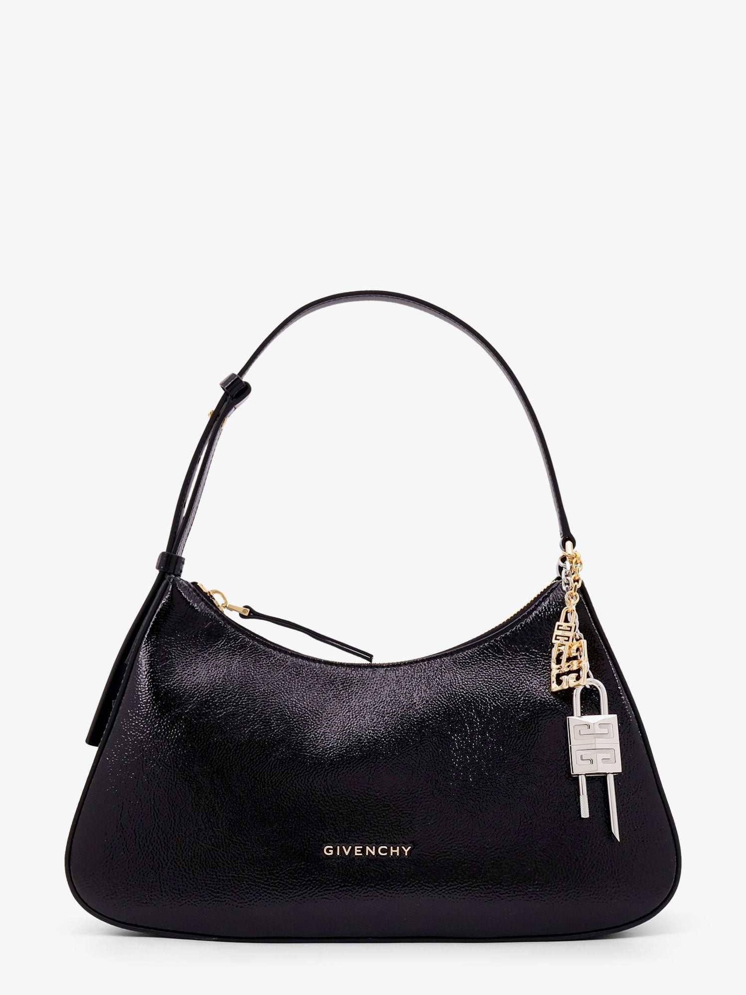 Taška cez rameno Givenchy Black Leather Shoulder Bag Čierna | BB511JB27X001, 0